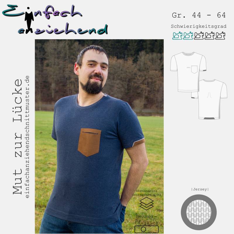 E-Book Einfach anziehend Herren Shirt Mut zur Lücke von Stoffe Hemmers