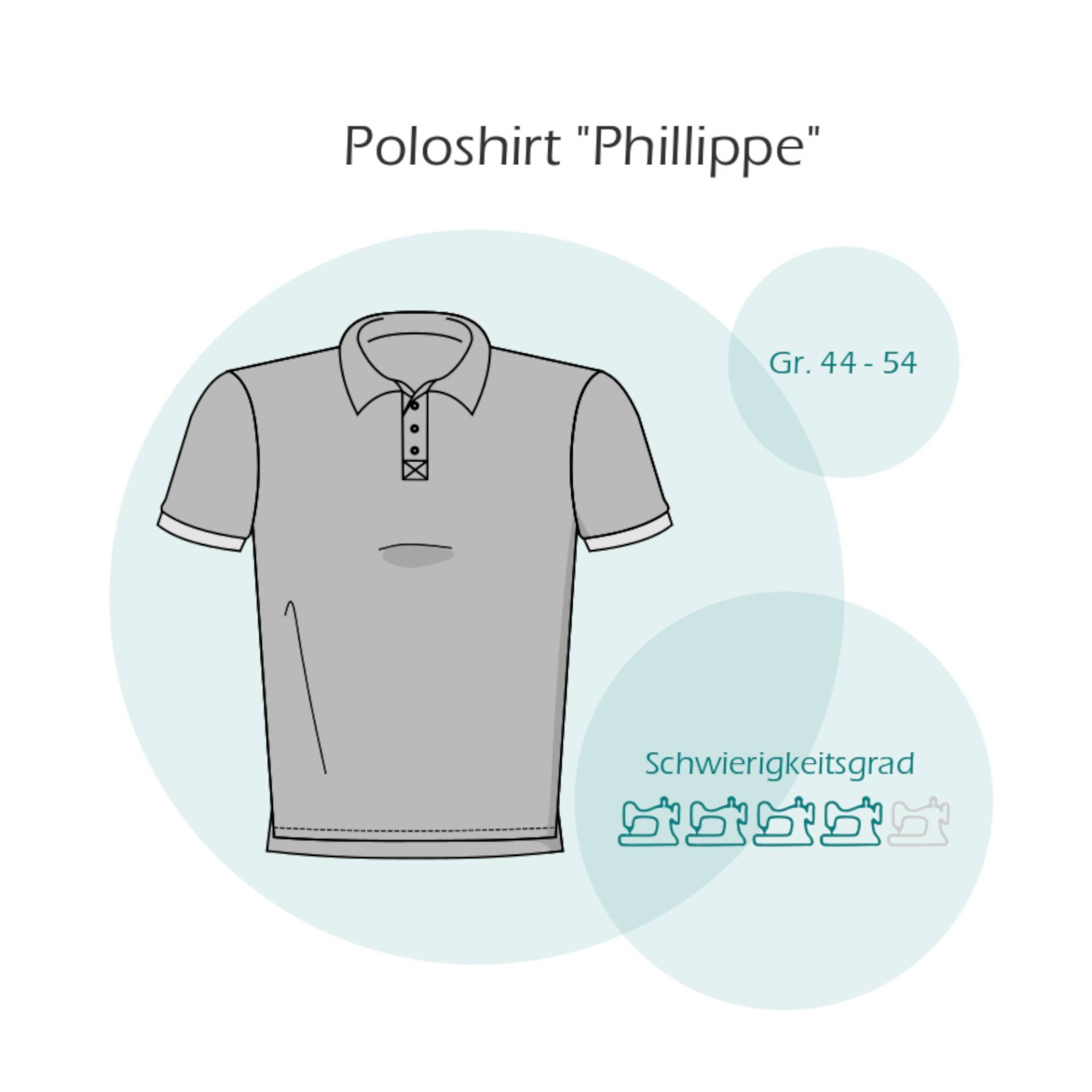E-Book Einfach anziehend Poloshirt Philippe von Stoffe Hemmers