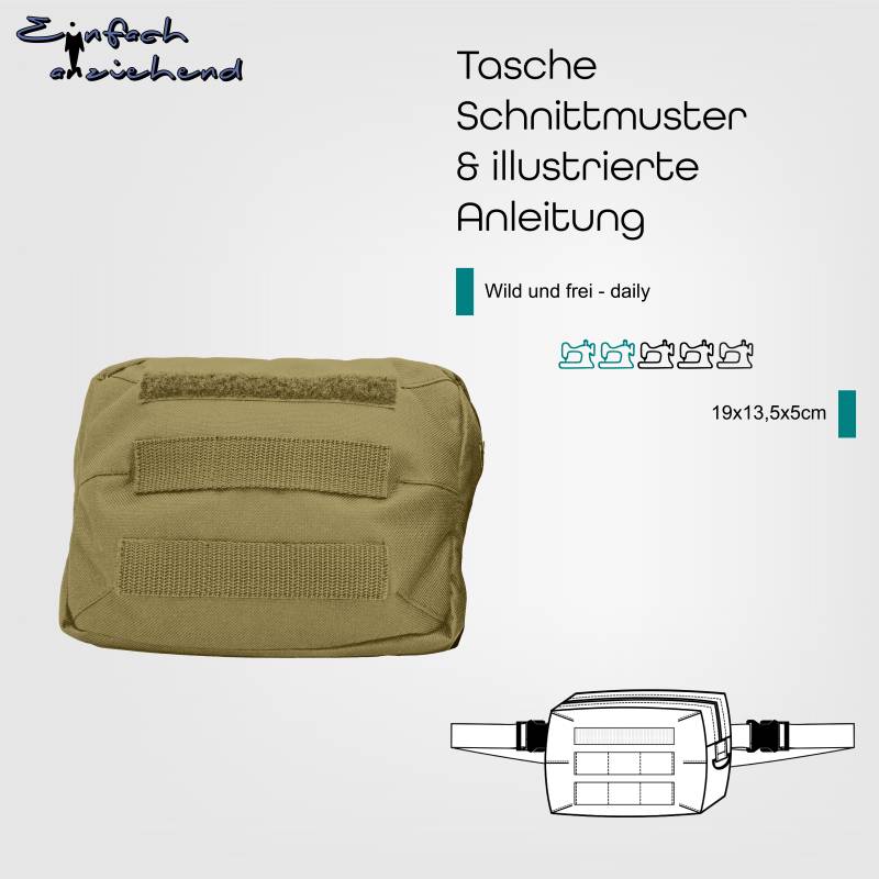 E-Book Einfach anziehend Tasche Wild und frei daily von Stoffe Hemmers