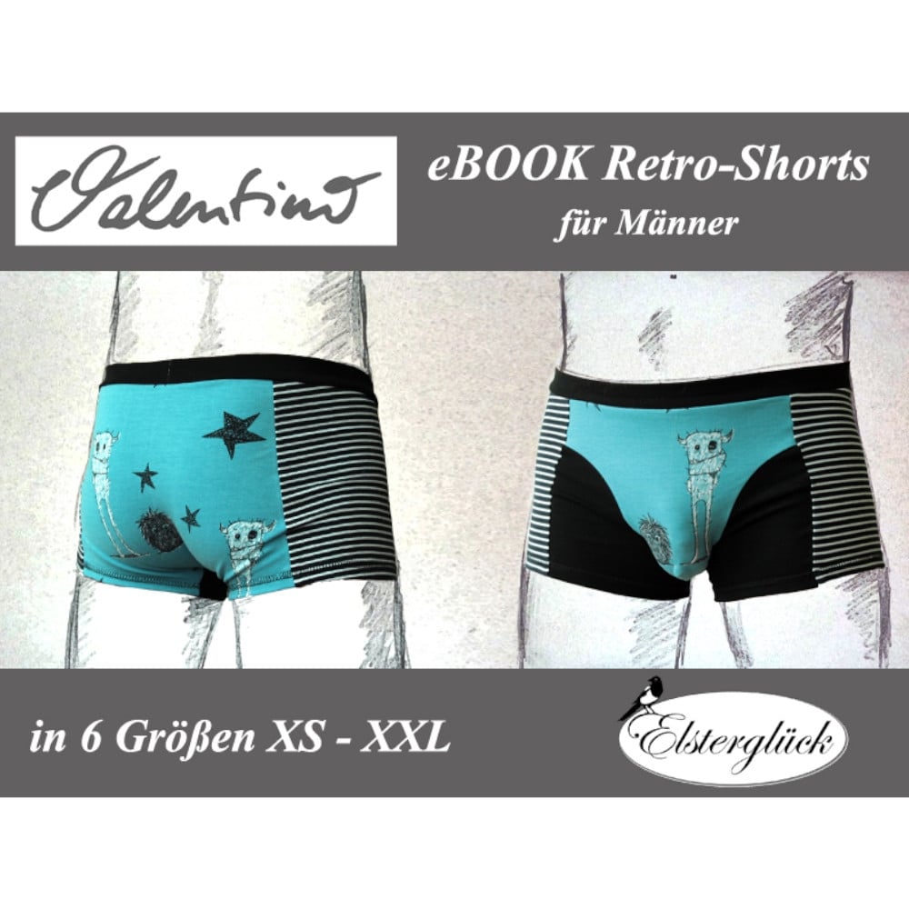 E-Book Elsterglück Retro-Shorts Valentino von Stoffe Hemmers