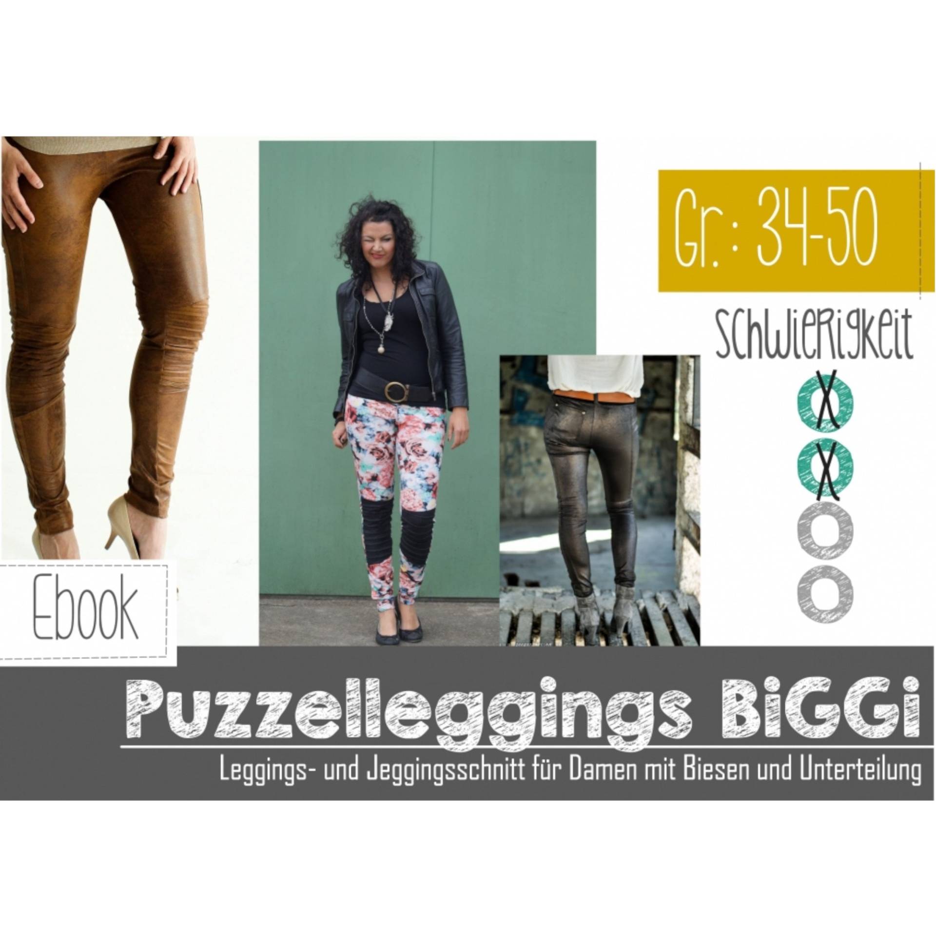 E-Book FeeFeeFashion Bikerleggings BiGGi Damen von Stoffe Hemmers