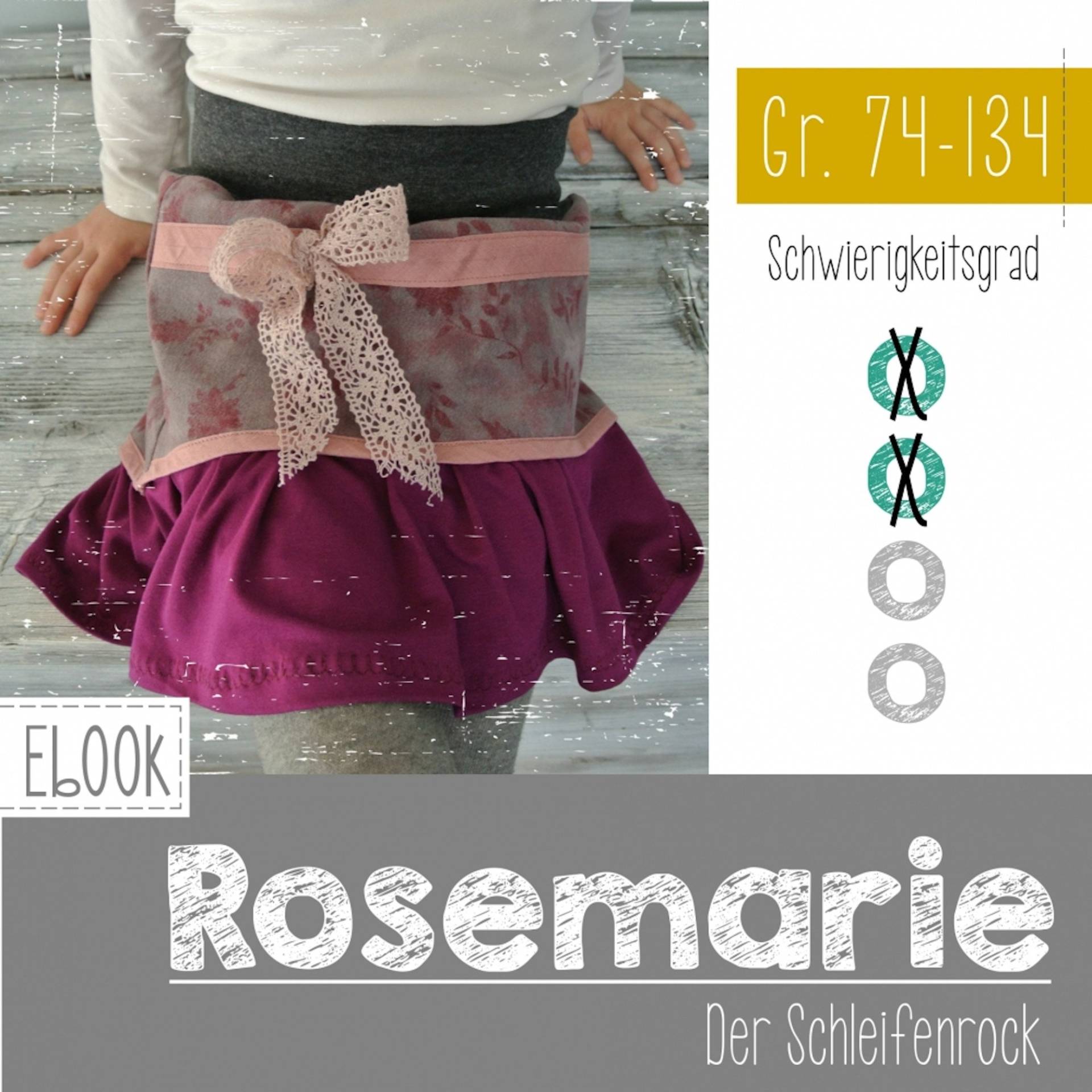 E-Book FeeFeeFashion Schleifenrock Rosemarie von Stoffe Hemmers