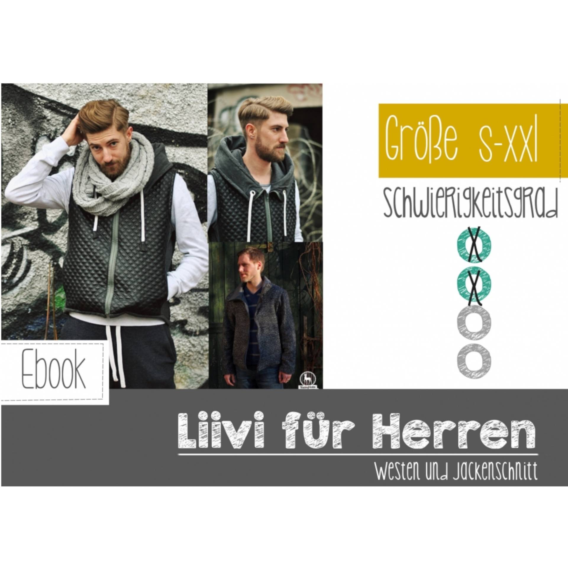 E-Book FeeFeeFashion Steppjacke Liivi Herren E-Book FeeFeeFashion Steppjacke Liivi Herren von Stoffe Hemmers