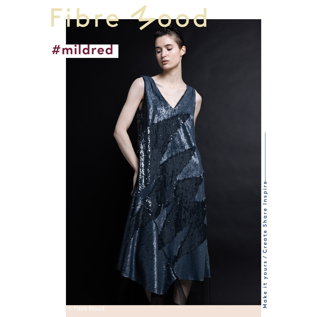 E-Book Fibre Mood Kleid Mildred Fibre Mood x MoMu von Stoffe Hemmers