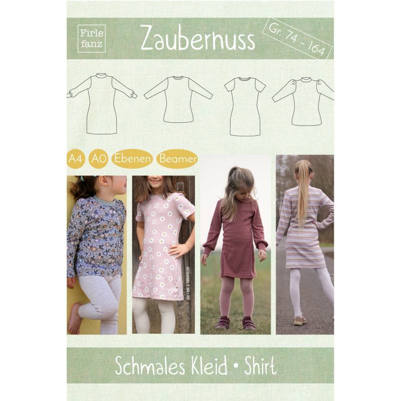 E-Book Firlefanz Schmales Kleid / Shirt Zaubernuss Kids von Stoffe Hemmers