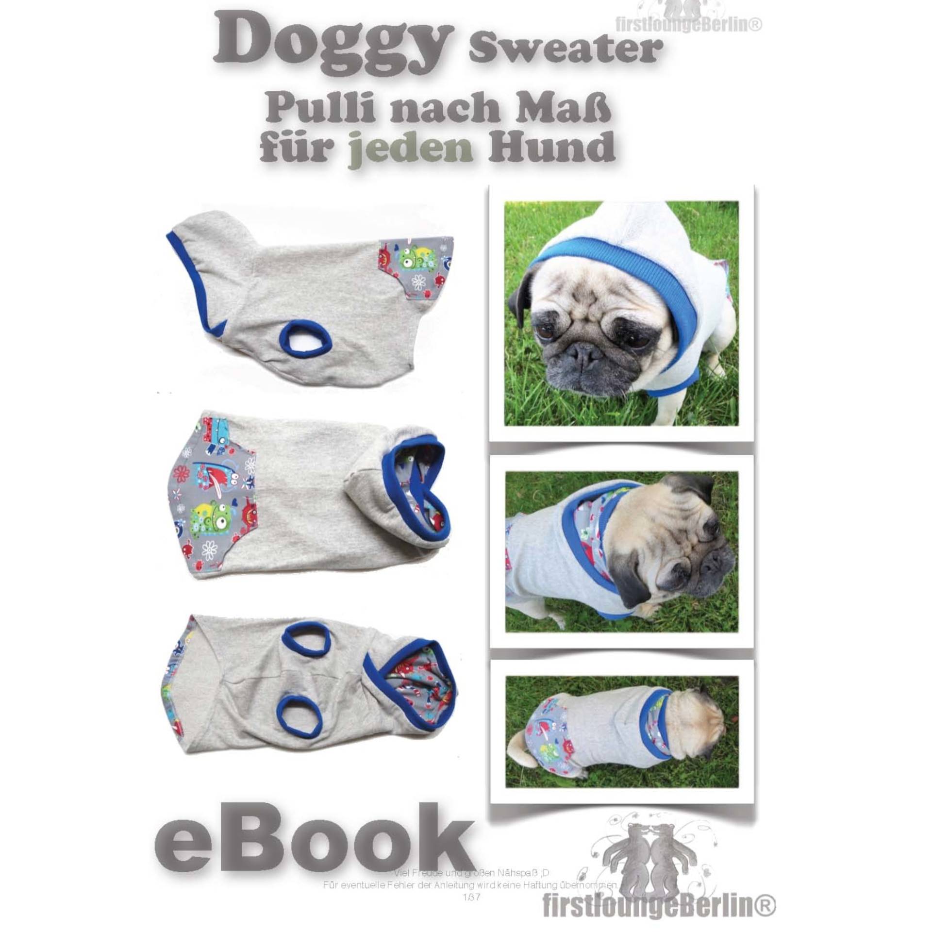 E-Book Firstlounge Berlin Doggy Sweater von Stoffe Hemmers