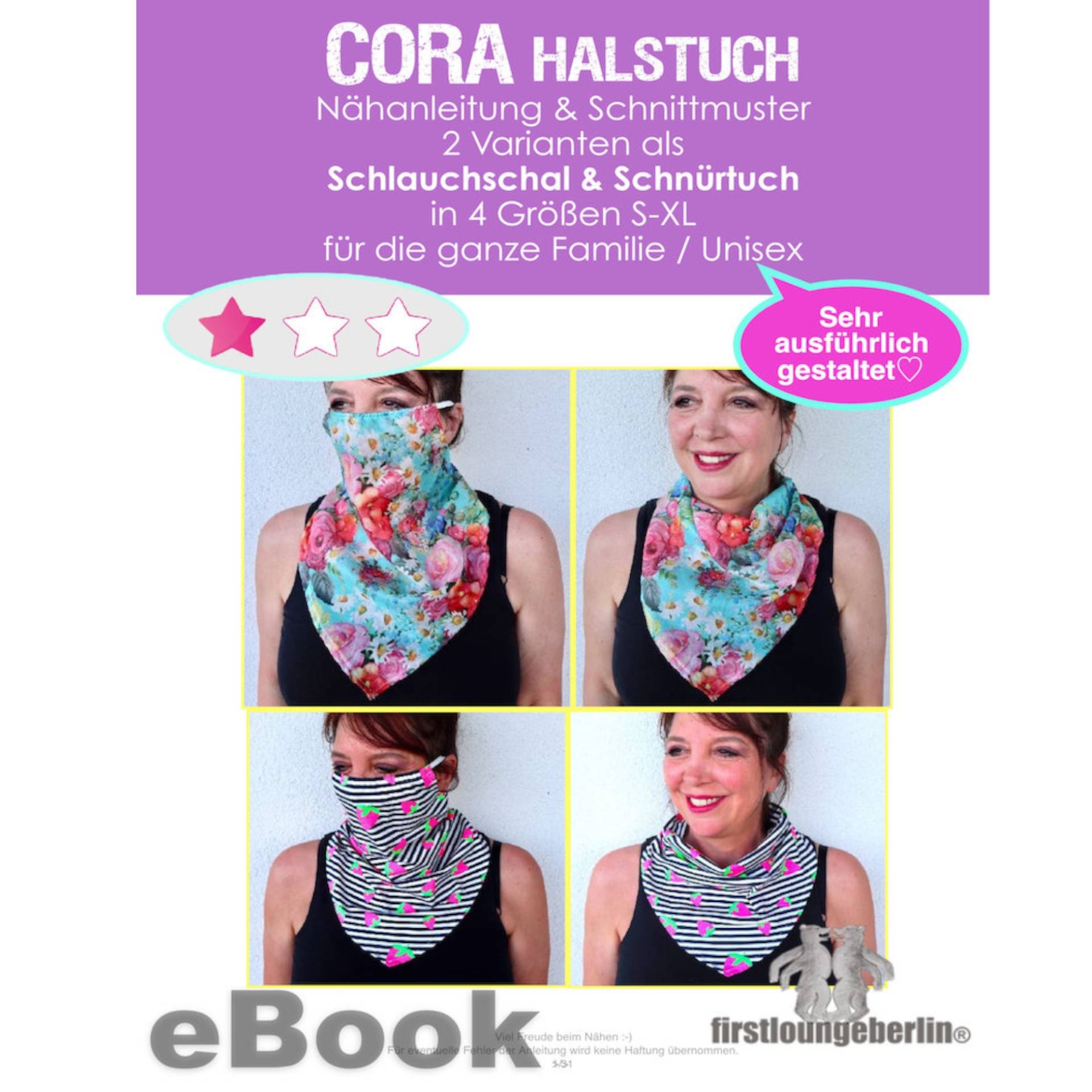 E-Book Firstlounge Berlin Halstuch Cora von Stoffe Hemmers