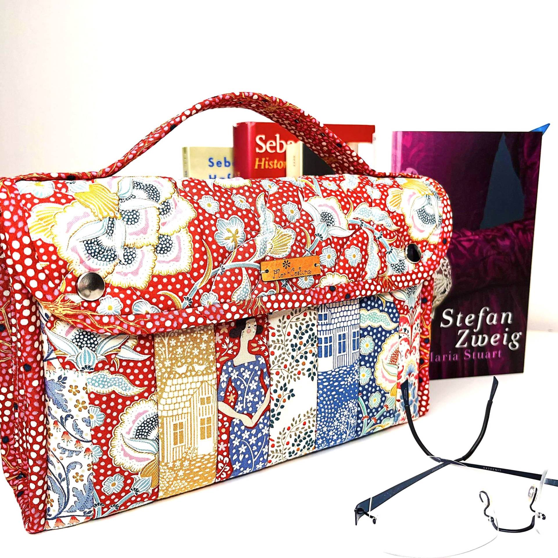 E-Book Flor de Costura Buch-Tasche E-Book Flor de Costura Buch-Tasche von Stoffe Hemmers