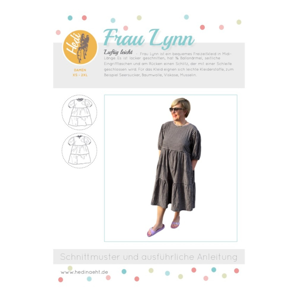 E-Book Hedi näht Kleid Frau Lynn von Stoffe Hemmers