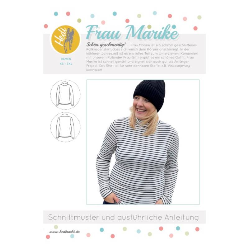 E-Book Hedi näht Rollkragenshirt Frau Marike E-Book Hedi näht Rollkragenshirt Frau Marike von Stoffe Hemmers