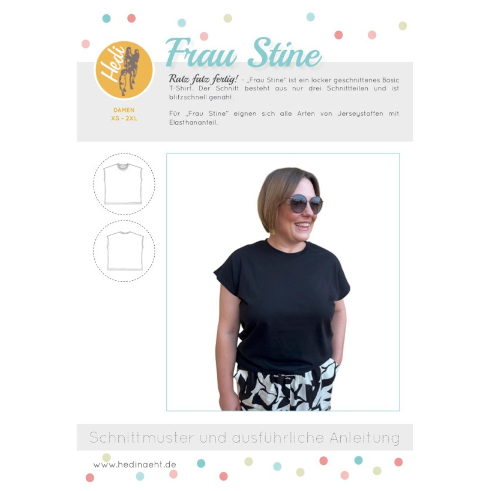 E-Book Hedi näht Shirt Frau Stine von Stoffe Hemmers