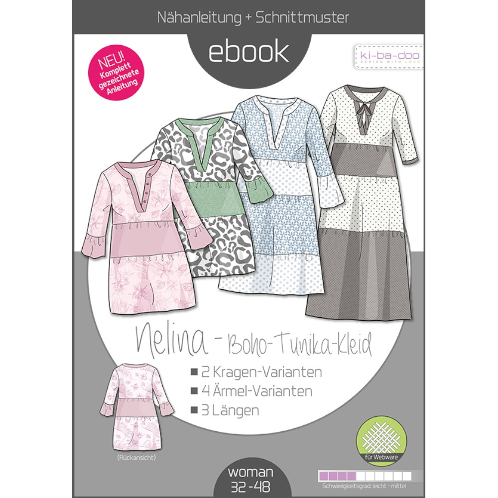 E-Book Ki-Ba-Doo Kleid Nelina E-Book Ki-Ba-Doo Kleid Nelina von Stoffe Hemmers