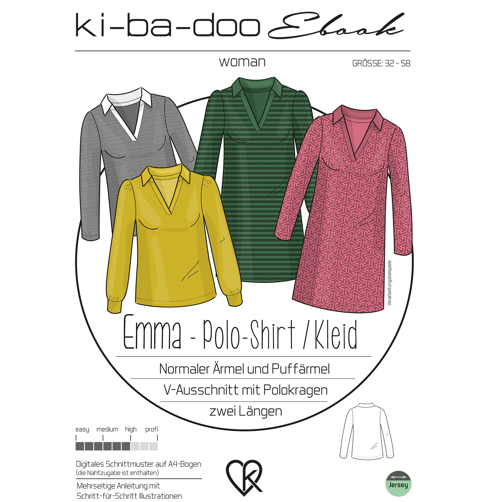 E-Book Ki-Ba-Doo Polo-Shirt/Kleid Emma von Stoffe Hemmers