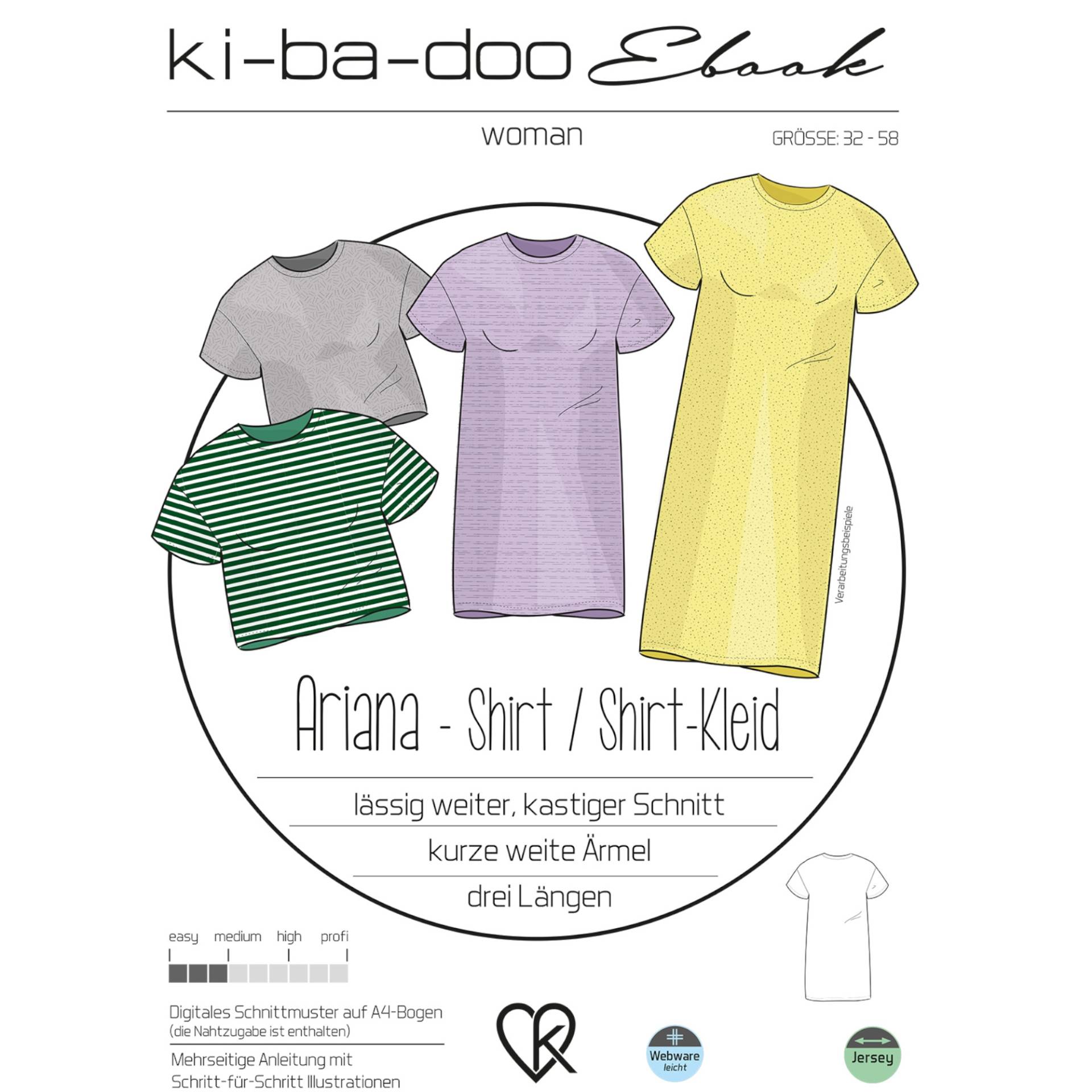 E-Book Ki-Ba-Doo Shirt / Shirtkleid Ariana von Stoffe Hemmers