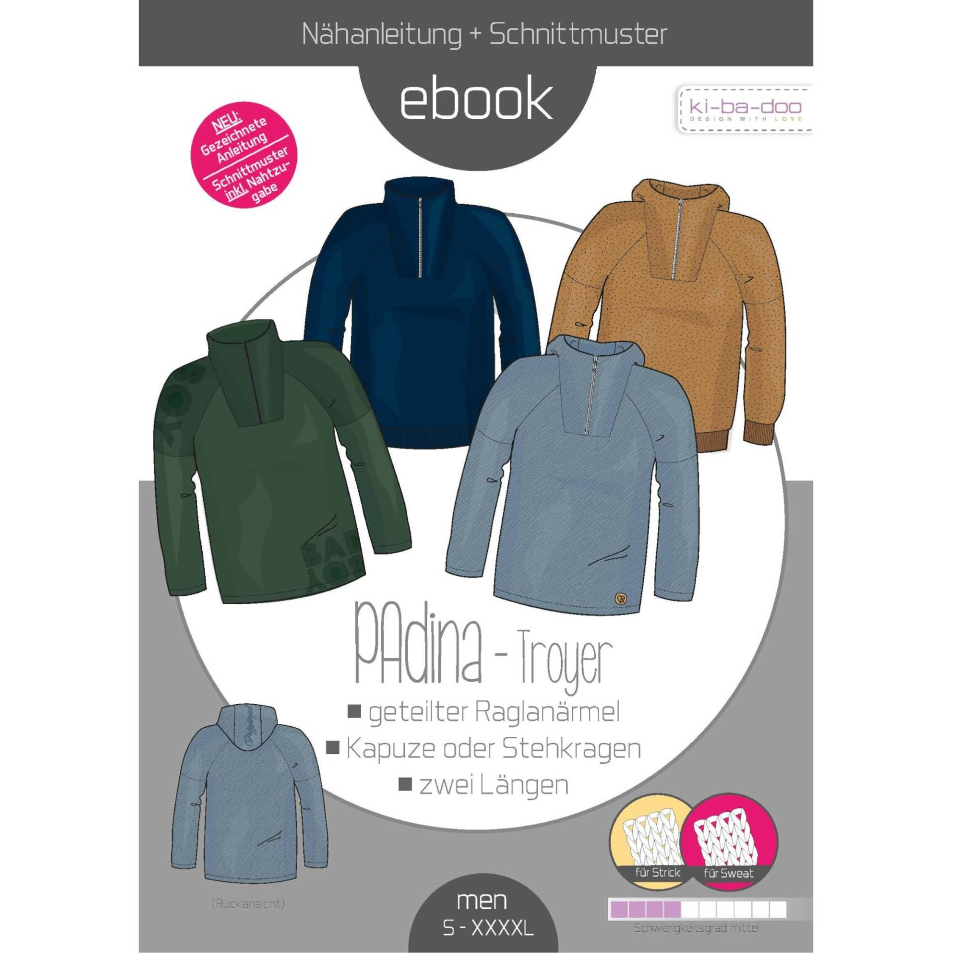 E-Book Ki-Ba-Doo Sweater - Troyer PAdina E-Book Ki-Ba-Doo Sweater - Troyer PAdina von Stoffe Hemmers