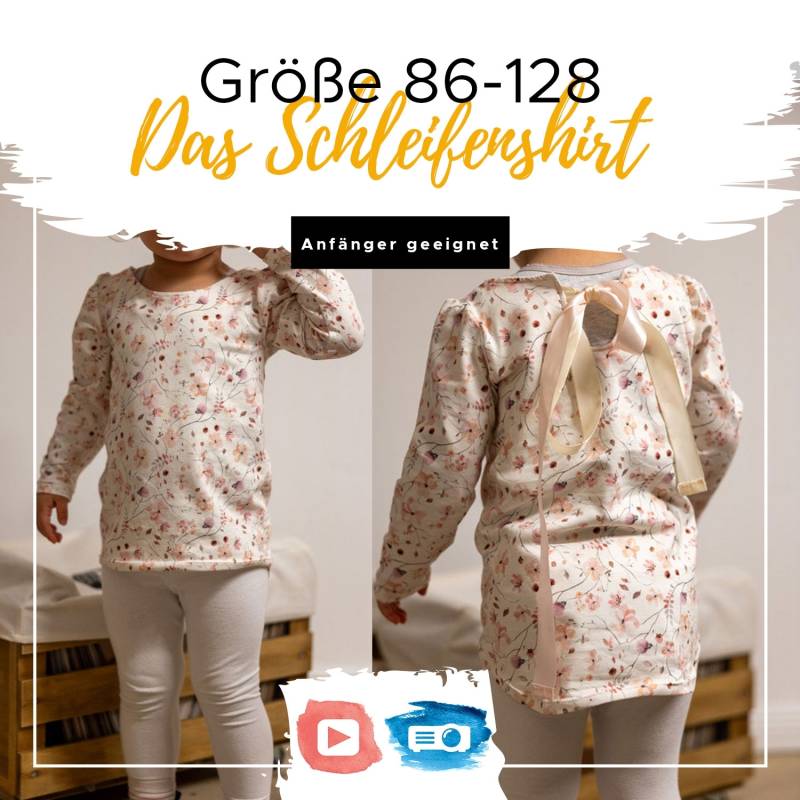 E-Book Knopf und Nadel Das Schleifenshirt Kids von Stoffe Hemmers