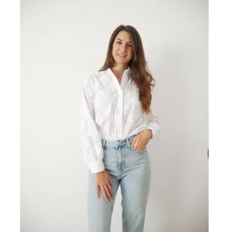 E-Book La Bavarese Bluse mit Rüschen Florentina von Stoffe Hemmers