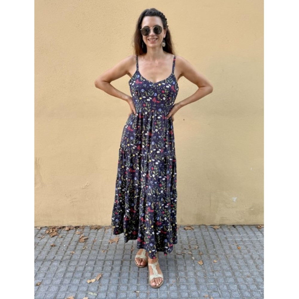 E-Book La Bavarese Maxikleid Rafaela C/D-Cup von Stoffe Hemmers