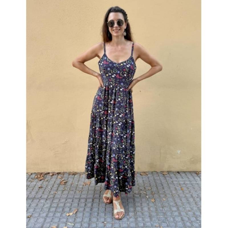 E-Book La Bavarese Maxikleid Rafaela C/D-Cup von Stoffe Hemmers