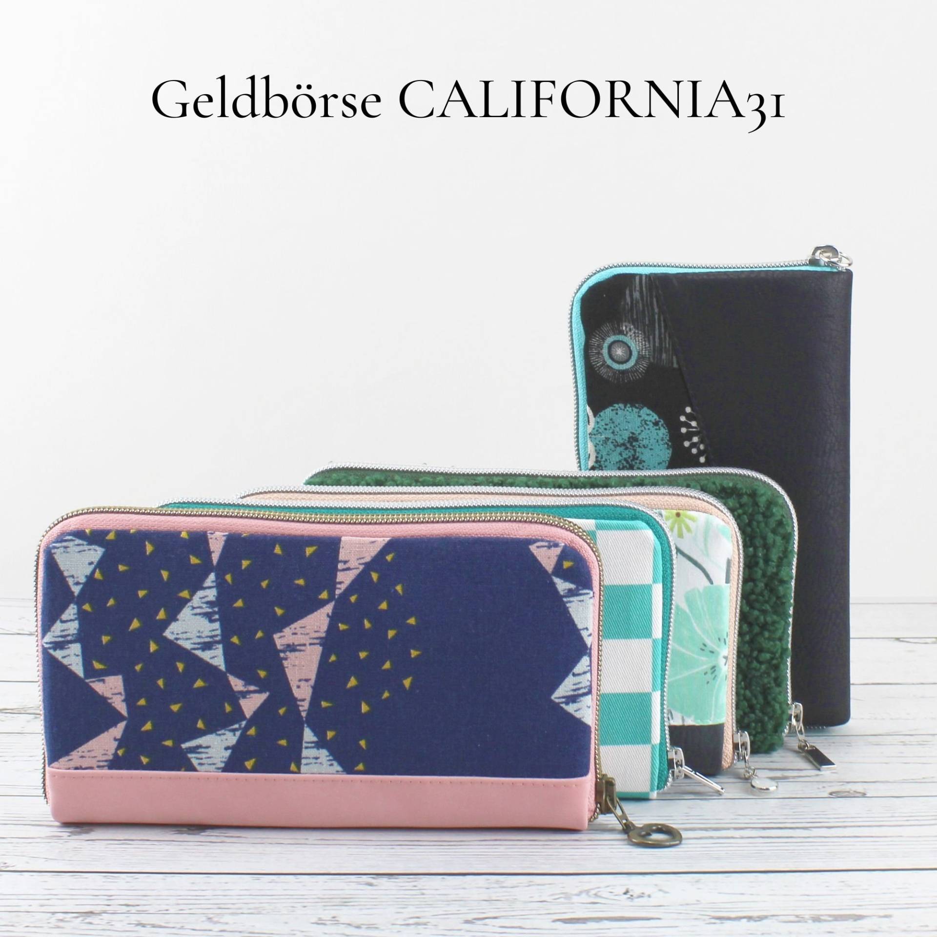 E-Book LilaMint Design Geldbörse California31 von Stoffe Hemmers