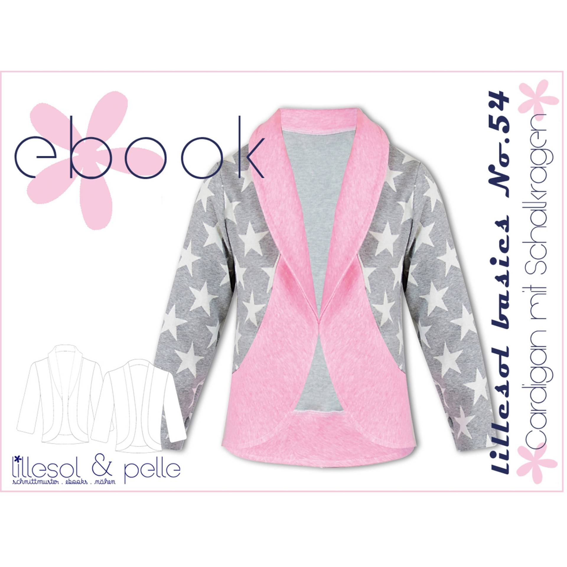E-Book Lillesol & Pelle Cardigan mit Schalkragen Kinder E-Book Lillesol & Pelle Cardigan mit Schalkragen Kinder von Stoffe Hemmers