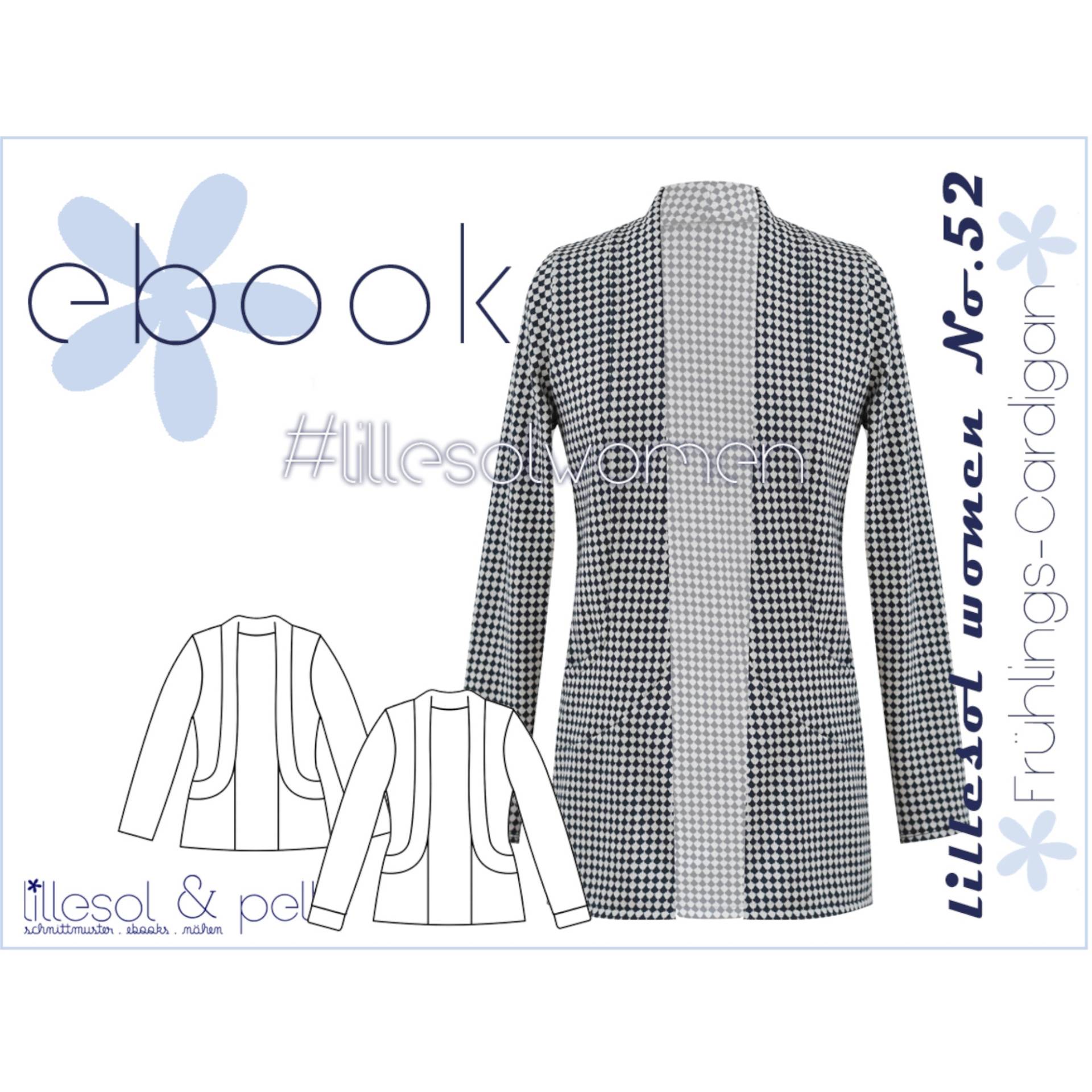 E-Book Lillesol & Pelle Frühlings-Cardigan Damen E-Book Lillesol & Pelle Frühlings-Cardigan Damen von Stoffe Hemmers