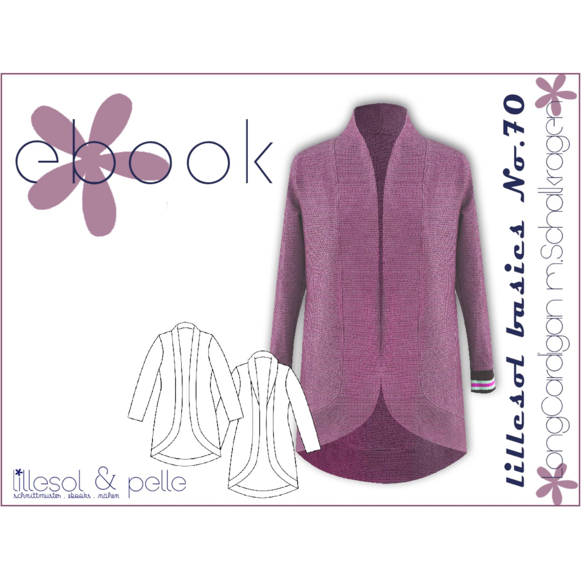E-Book Lillesol & Pelle Pulli mit LongCardigan mit Schalkragen Kinder E-Book Lillesol & Pelle Pulli mit LongCardigan mit Schalkragen Kinder von Stoffe Hemmers