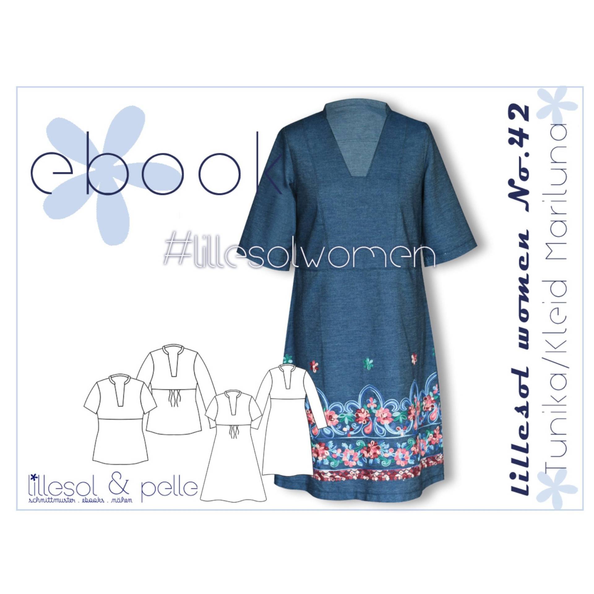 E-Book Lillesol & Pelle Tunika / Kleid Mariluna Damen von Stoffe Hemmers