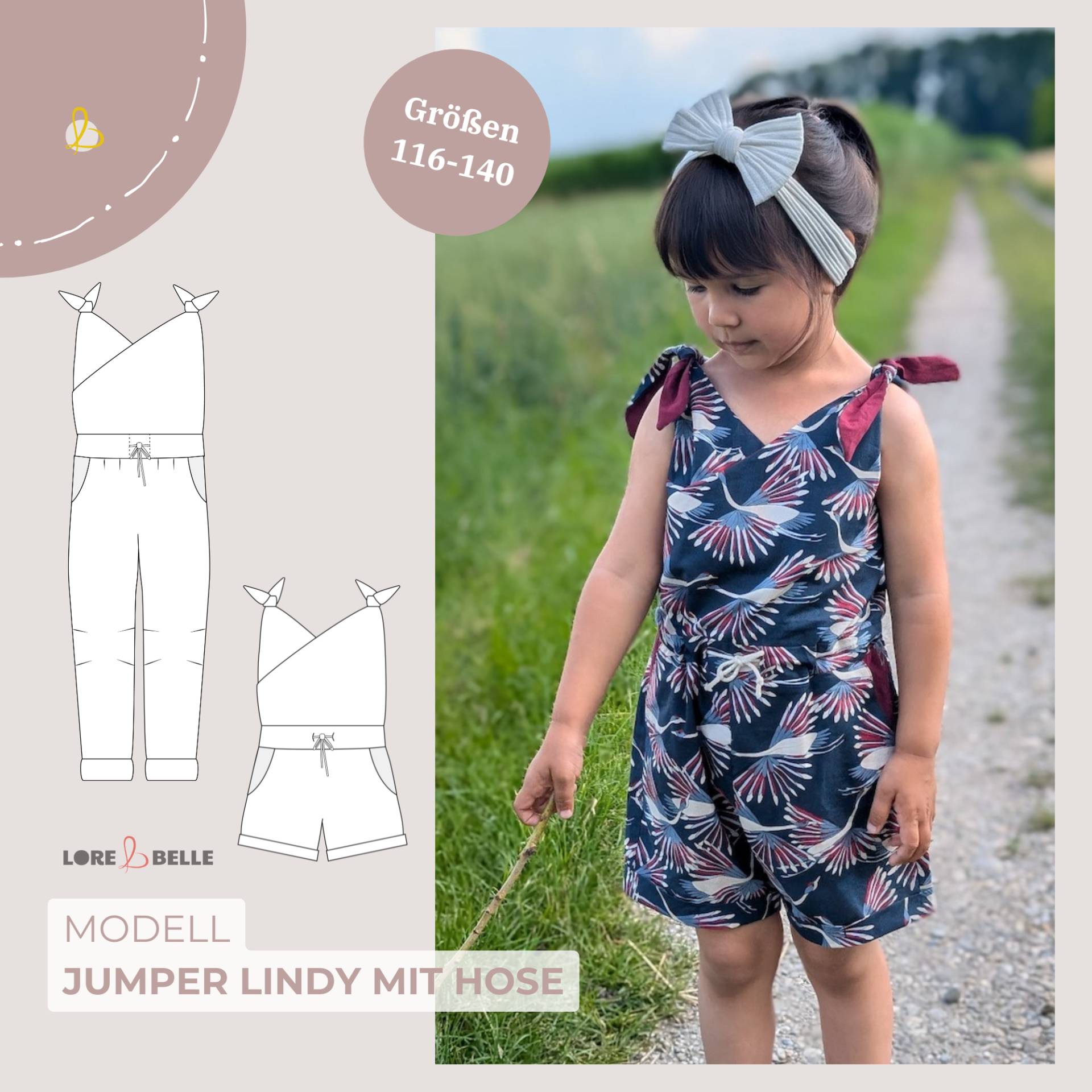 E-Book Lore & Belle Jumper Lindy mit Hose Gr. 116-140 von Stoffe Hemmers