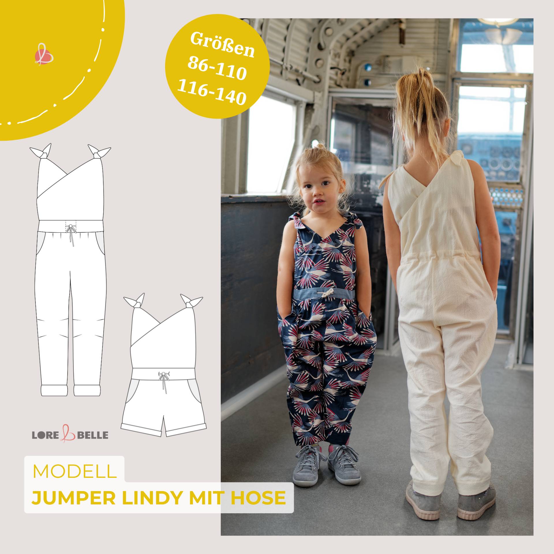 E-Book Lore & Belle Jumper Lindy mit Hose Gr. 86-140 Bundle E-Book Lore & Belle Jumper Lindy mit Hose Gr. 86-140 Bundle von Stoffe Hemmers