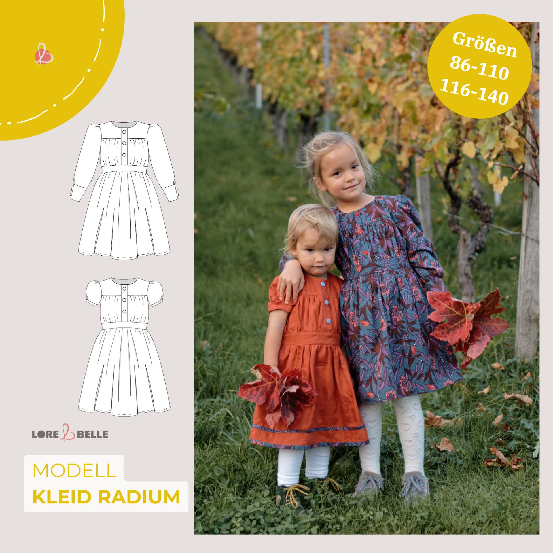 E-Book Lore & Belle Kleid Radium Gr. 86-140 Bundle von Stoffe Hemmers