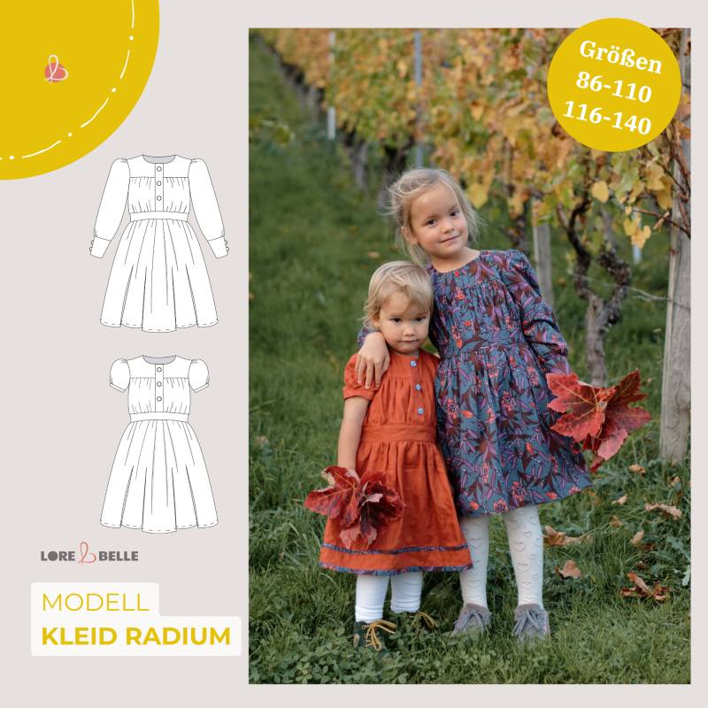 E-Book Lore & Belle Kleid Radium Gr. 86-140 Bundle von Stoffe Hemmers