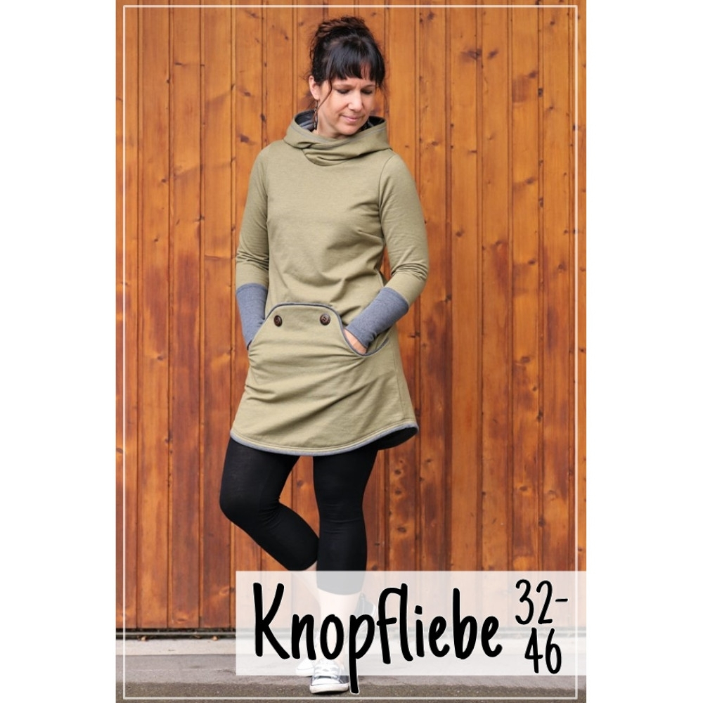 E-Book Lumali Hoodie - Kleid Knopfliebe Damen von Stoffe Hemmers