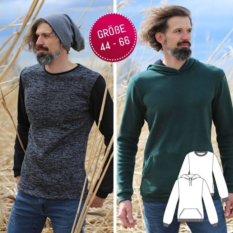 E-Book Maker Mauz Pullover Hoodie Nafi von Stoffe Hemmers