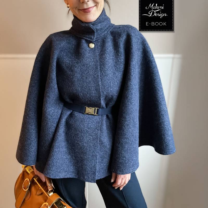 E-Book Malomi Weste Poncho Amalia von Stoffe Hemmers