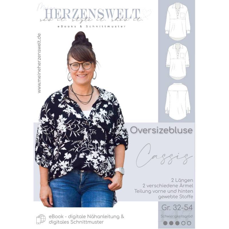 E-Book Meine Herzenswelt Bluse Cassis E-Book Meine Herzenswelt Bluse Cassis von Stoffe Hemmers