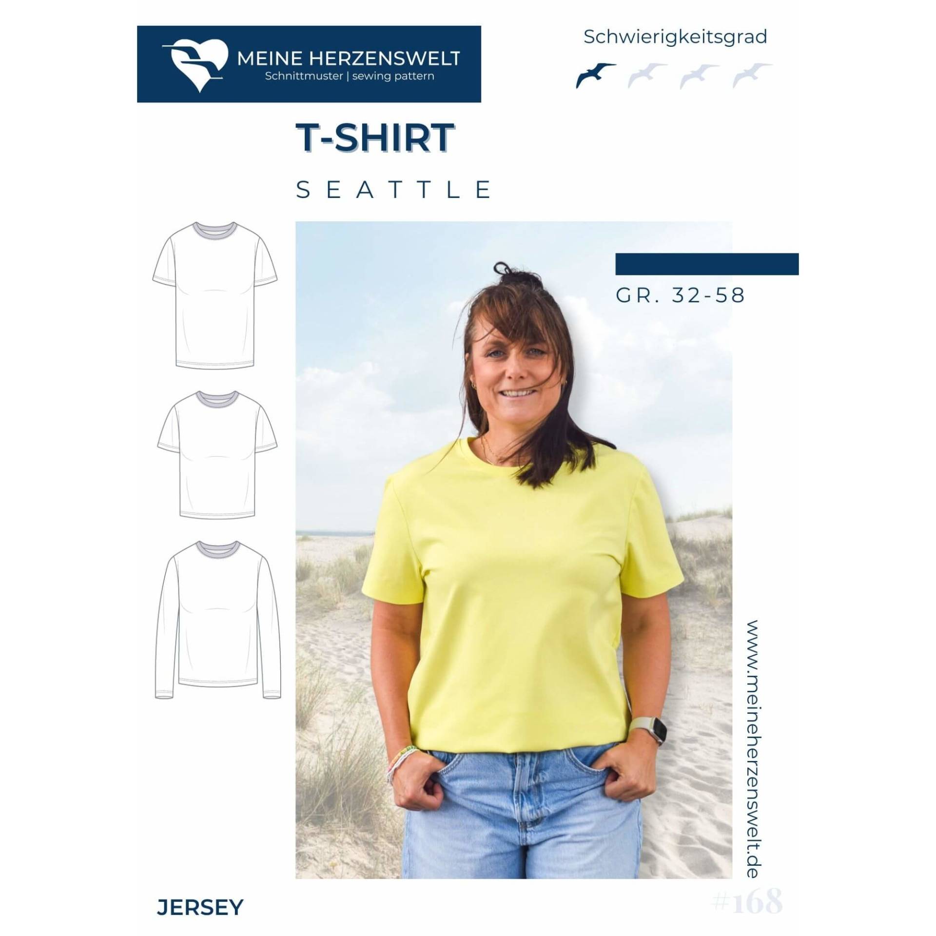 E-Book Meine Herzenswelt Seattle T-Shirt Damen von Stoffe Hemmers