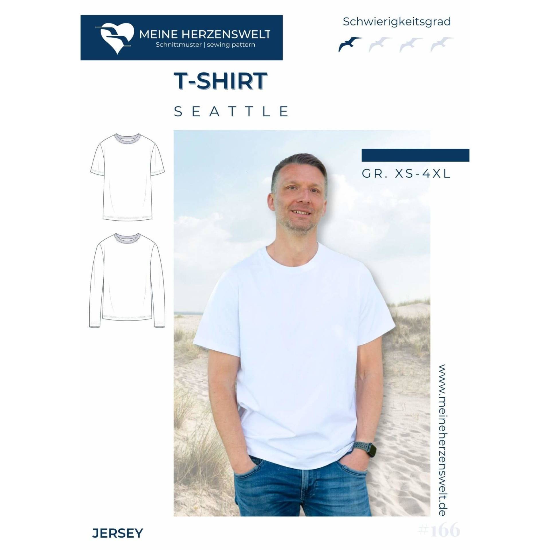E-Book Meine Herzenswelt Seattle T-Shirt Herren von Stoffe Hemmers