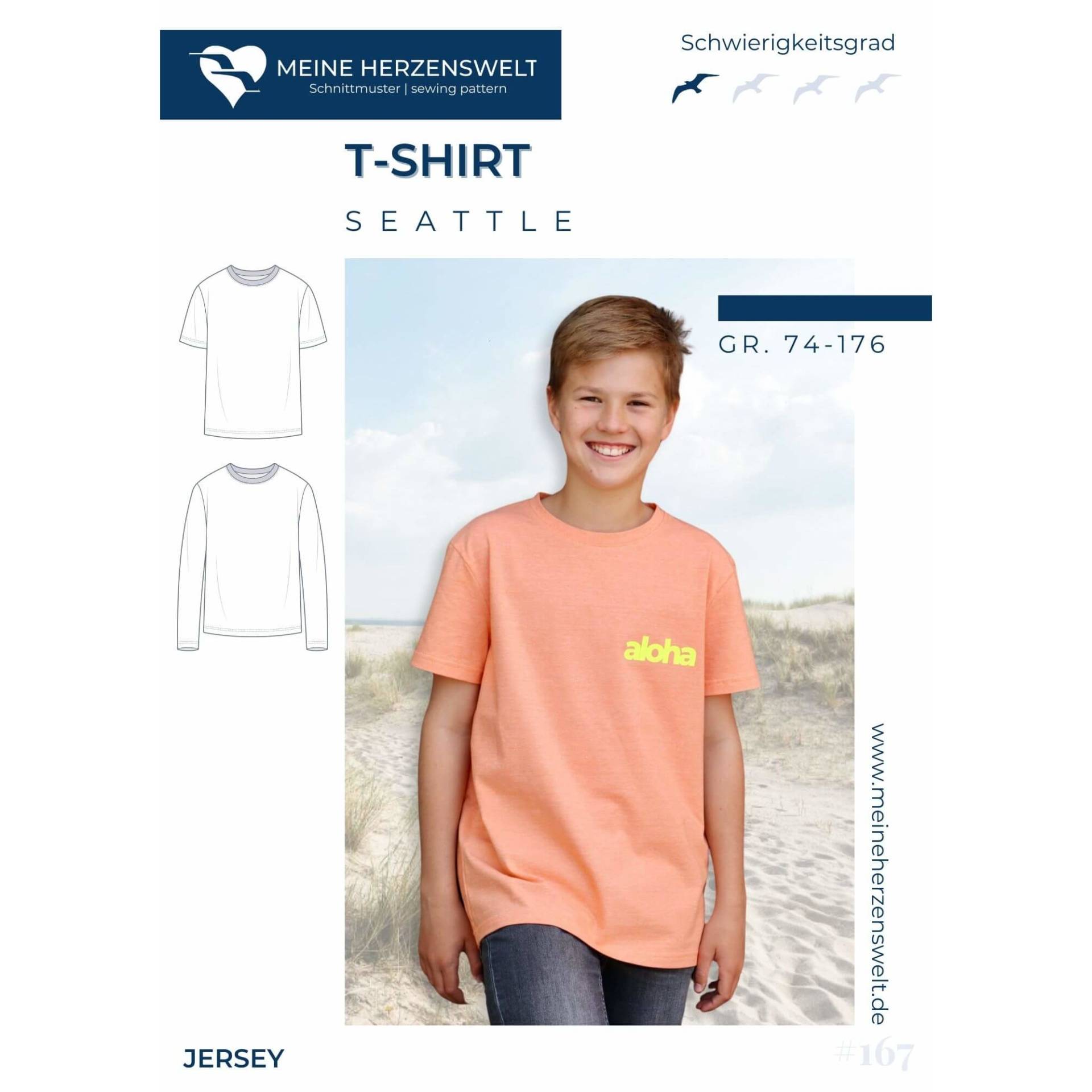 E-Book Meine Herzenswelt Seattle T-Shirt Kids von Stoffe Hemmers