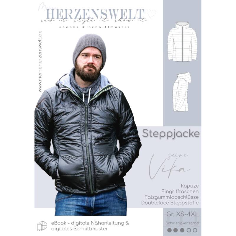 E-Book Meine Herzenswelt Steppjacke Seine Vika von Stoffe Hemmers