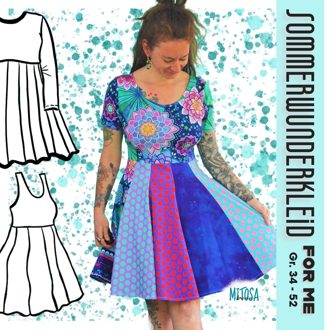 E-Book MiToSa-Kreativ Drehkleid Sommerwunderkleid for me von Stoffe Hemmers