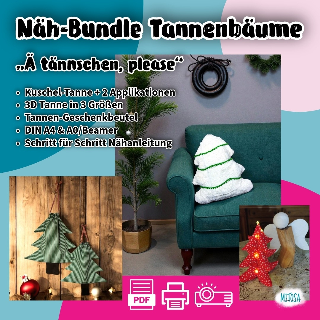 E-Book MiToSa-Kreativ Näh-Bundle Tannenbaum von Stoffe Hemmers