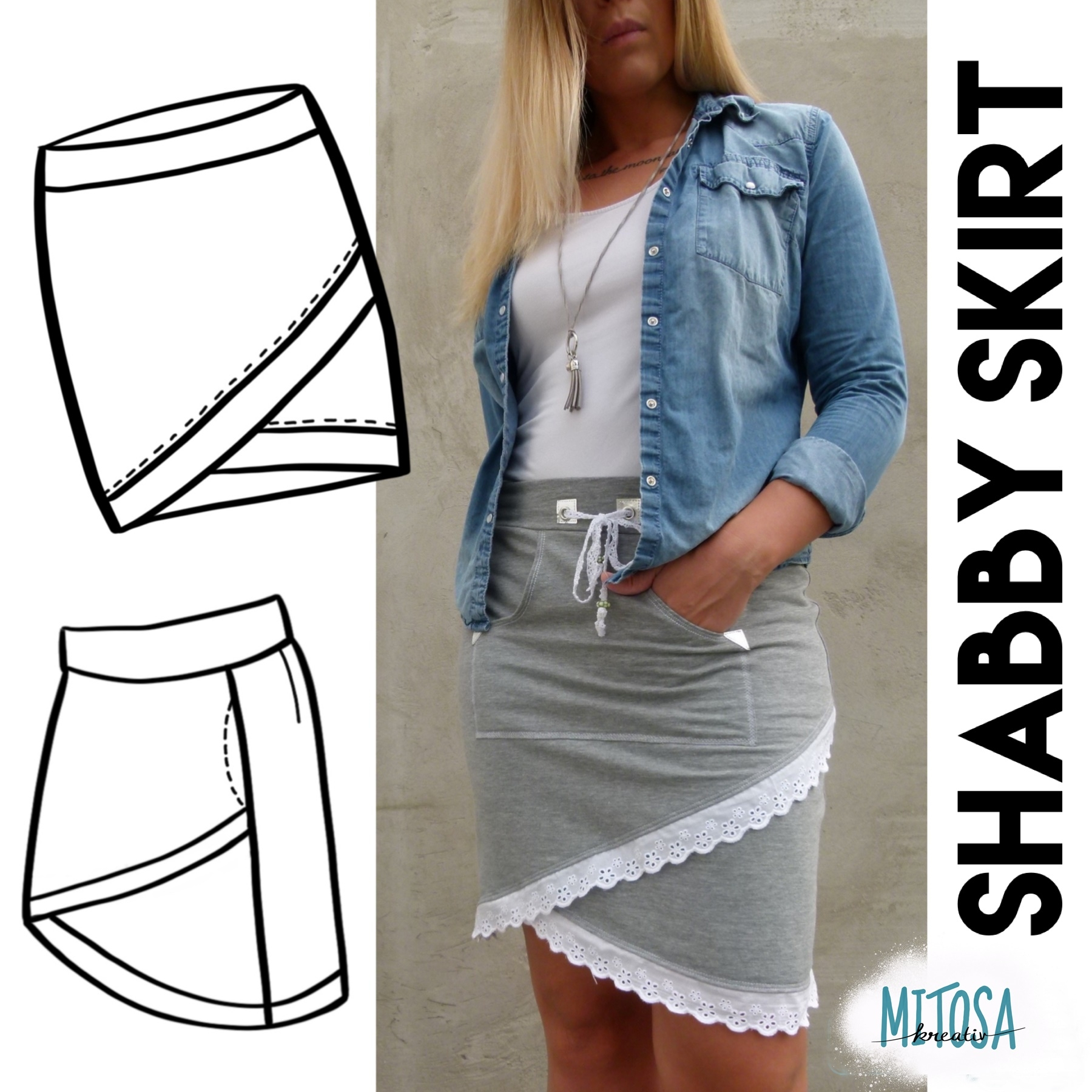 E-Book MiToSa-Kreativ Shabby Skirt Damen von Stoffe Hemmers