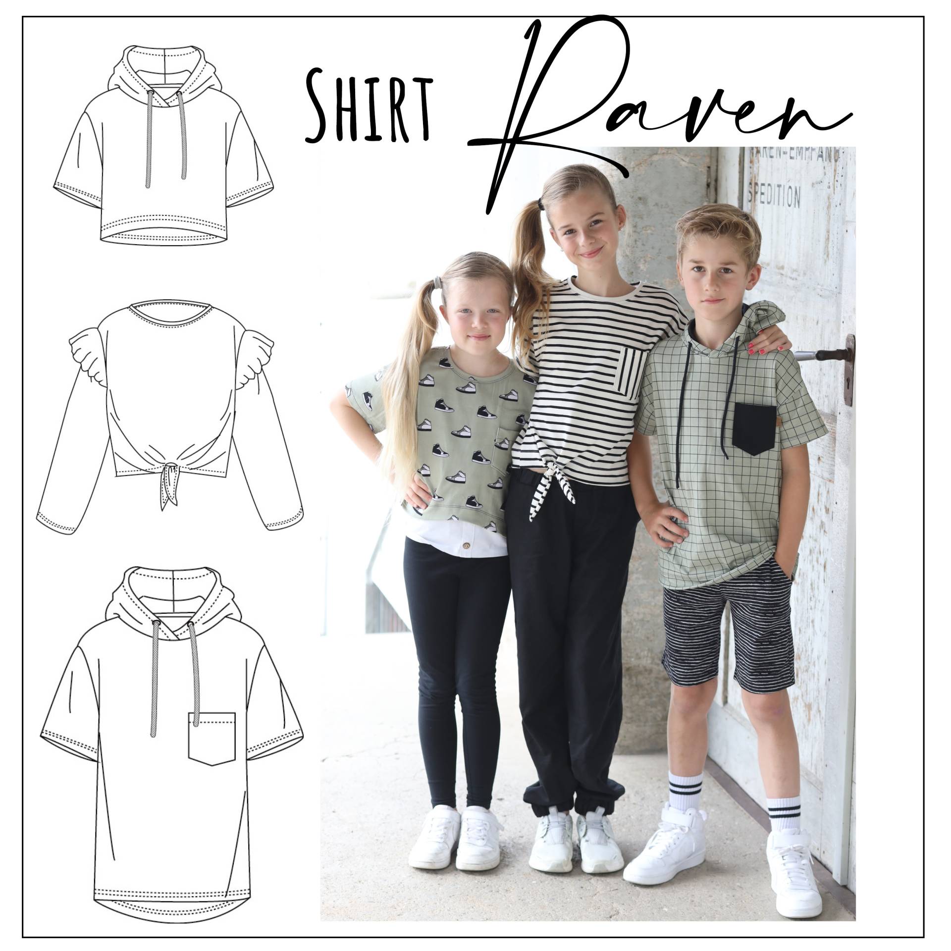 E-Book Moeve.Design Shirt Raven Kids von Stoffe Hemmers