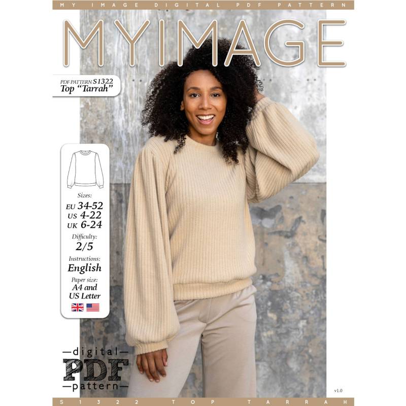 E-Book My Image S1322 Pullover Tarrah von Stoffe Hemmers