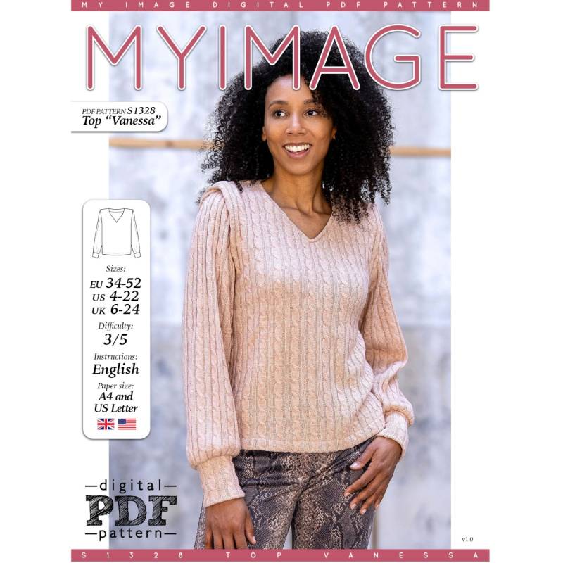 E-Book My Image S1328 Pullover Vanessa E-Book My Image S1328 Pullover Vanessa von Stoffe Hemmers