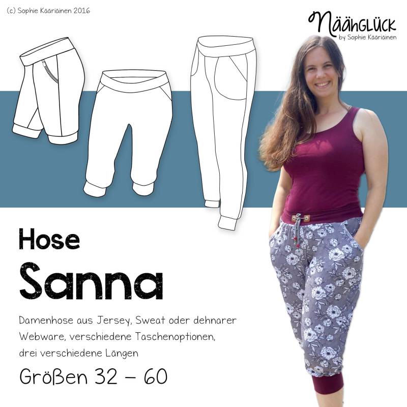 E-Book Näähglück Damenhose Sanna von Stoffe Hemmers