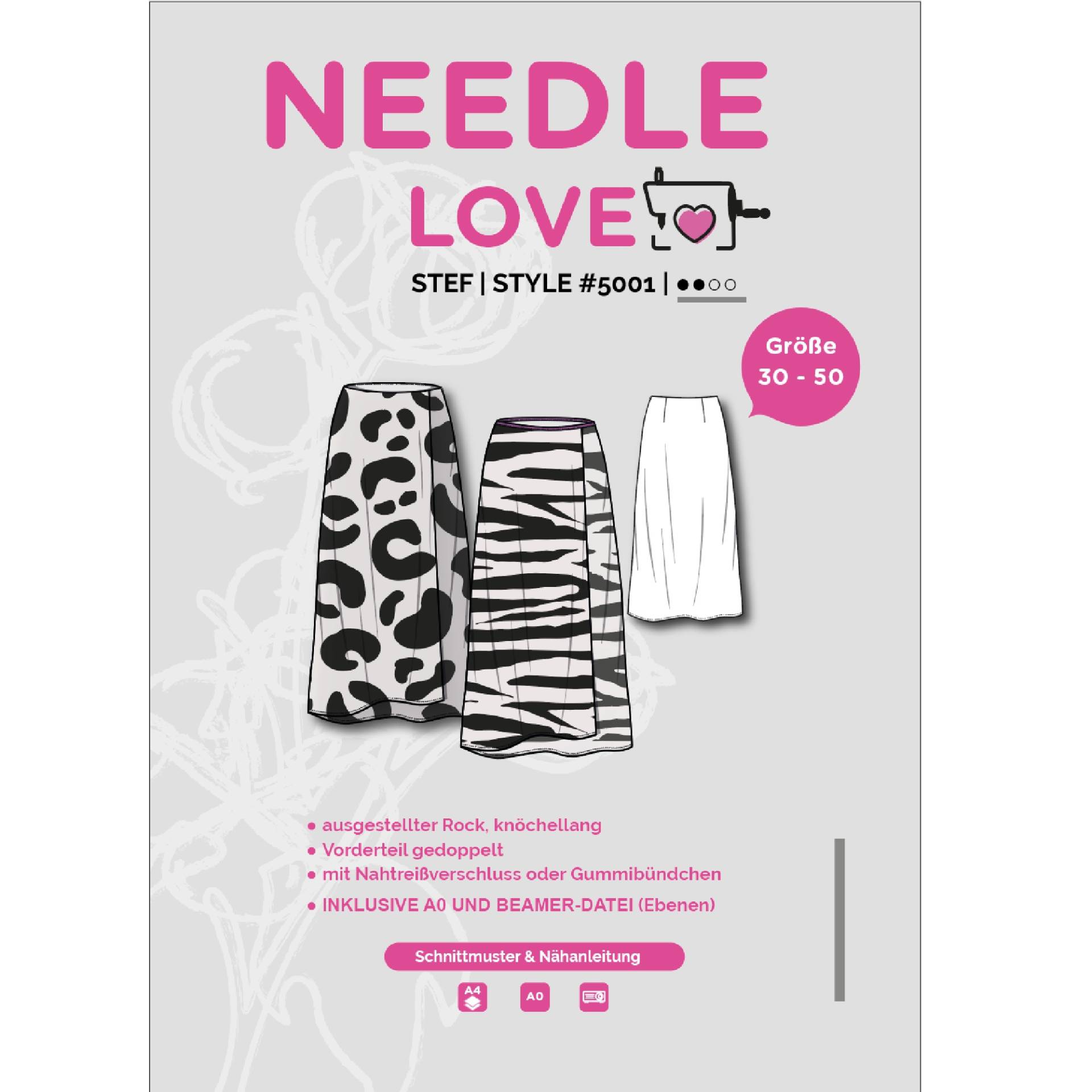 E-Book Needle Love Rock STEFskirt von Stoffe Hemmers