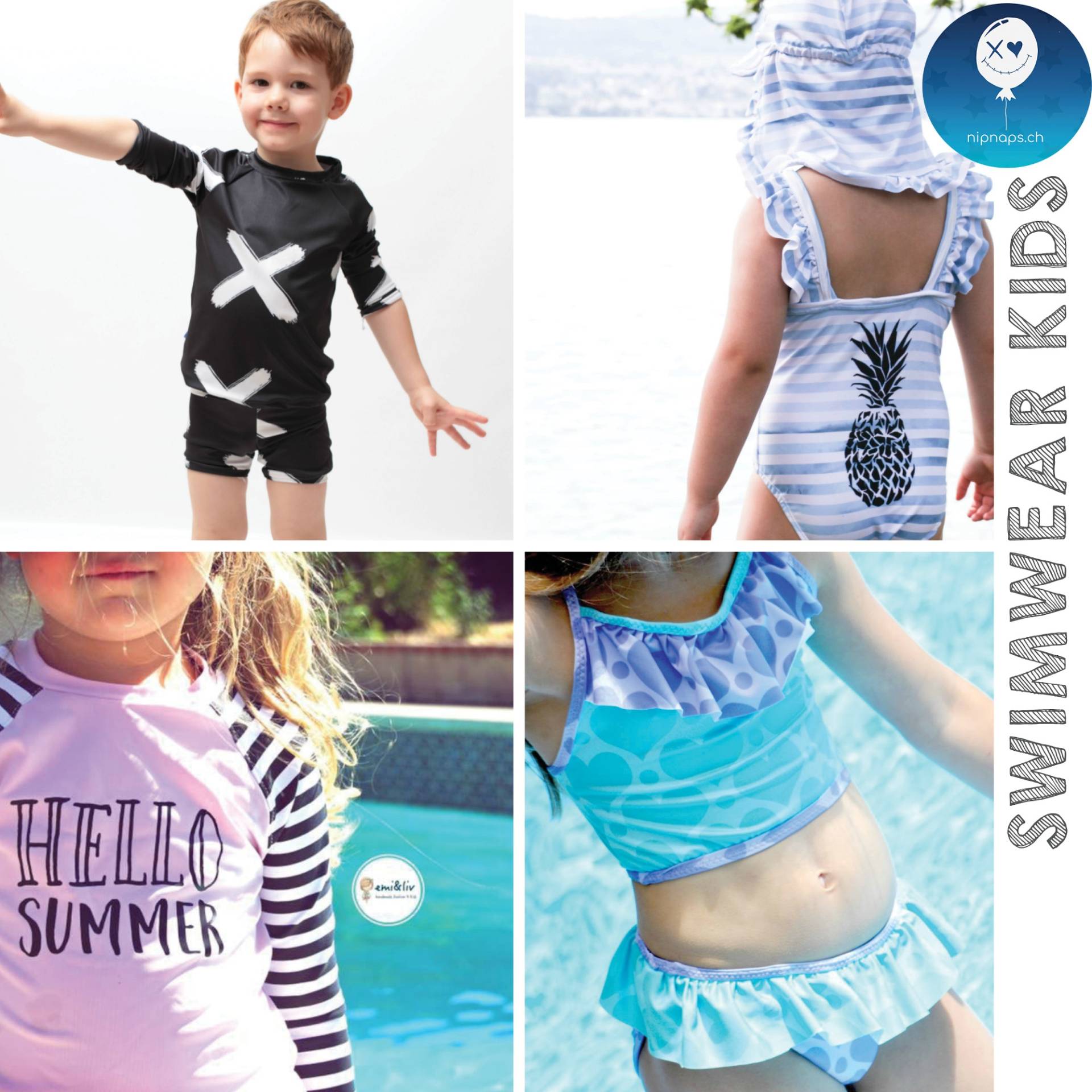 E-Book NipNaps Swimwear Collection Kids E-Book NipNaps Swimwear Collection Kids von Stoffe Hemmers