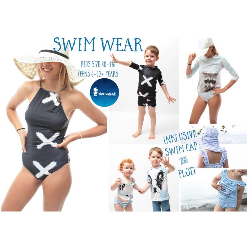 E-Book NipNaps Swimwear Collection Kombi Kid und Teen von Stoffe Hemmers